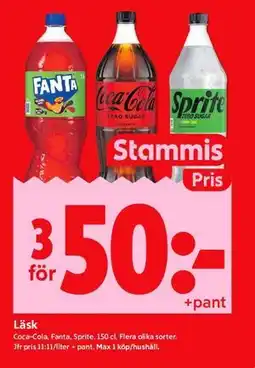 ICA Kvantum Läsk, Medlemspris erbjuda