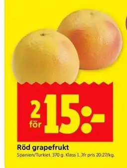 ICA Kvantum Röd grapefrukt erbjuda