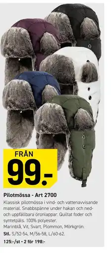 Engelsons Pilotmössa - Art 2700 erbjuda