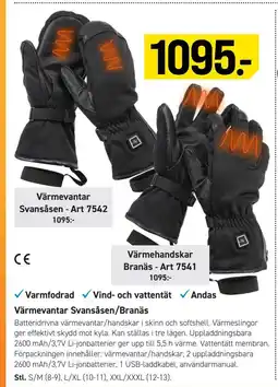 Engelsons Värmevantar Svansåsen/Branäs erbjuda