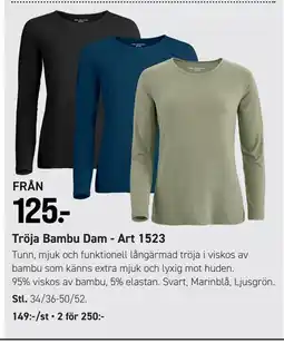 Engelsons Tröja Bambu Dam - Art 1523 erbjuda