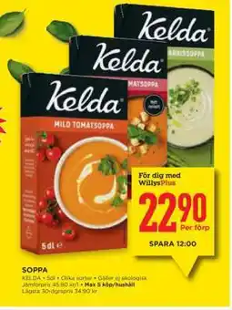 Willys Soppa erbjuda