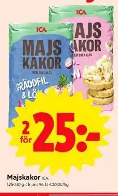 ICA Supermarket MAJSKAKOR erbjuda