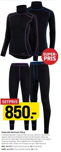 Engelsons Underställ Merinoull erbjuda