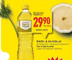 Willys Raps- & Olivolja erbjuda