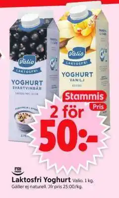 ICA Supermarket LAKTOSFRI YOGHURT erbjuda