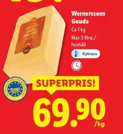 Lidl Wernerssons gouda erbjuda