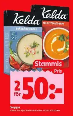 ICA Supermarket Kelda soppa erbjuda