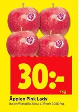 ICA Supermarket Äpplen Pink Lady erbjuda