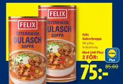 Lidl Felix Gulaschsoppa erbjuda