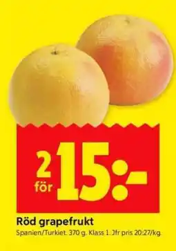 ICA Supermarket RÖD GRAPEFRUKT erbjuda