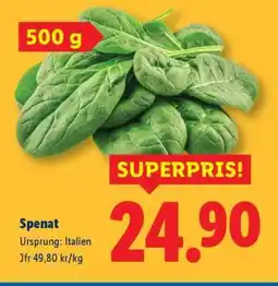 Lidl Spenat erbjuda