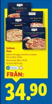 Lidl ITALIAMO Pizza erbjuda