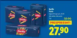 Lidl Barilla pasta erbjuda