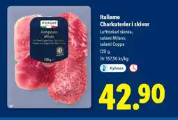 Lidl Italiamo Charkuterier i skivor erbjuda