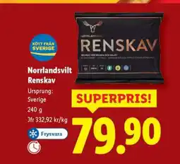 Lidl Norrlandsvilt renskav erbjuda
