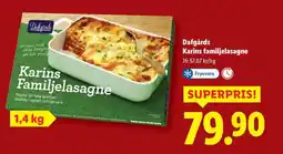 Lidl Dafgårds Karins familjelasagne erbjuda