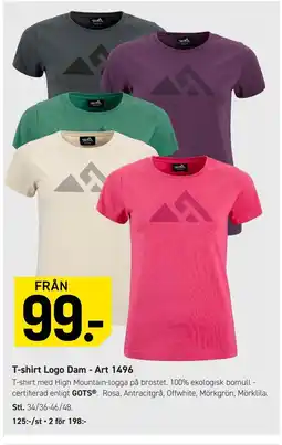 Engelsons T-shirt Logo Dam - Art 1496 erbjuda