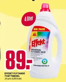 ÖoB EFFEKT FLYTANDE TVÄTTMEDEL erbjuda