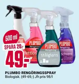 ÖoB PLUMBO RENGÖRINGSSPRAY erbjuda