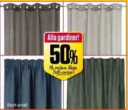 ÖoB Alla gardiner! erbjuda