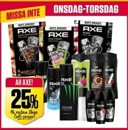 ÖoB All AXE erbjuda