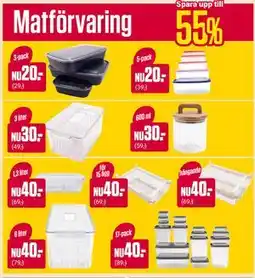 ÖoB Matförvaring erbjuda