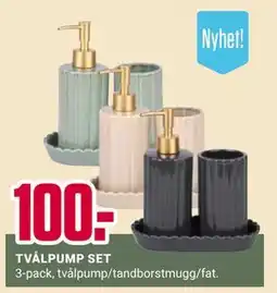 ÖoB TVÅLPUMP SET erbjuda