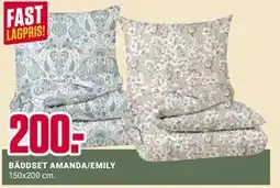 ÖoB BÄDDSET AMANDA/EMILY erbjuda