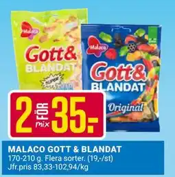 ÖoB MALACO GOTT & BLANDAT erbjuda
