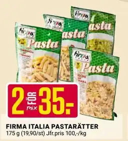 ÖoB FIRMA ITALIA PASTARÄTTER erbjuda