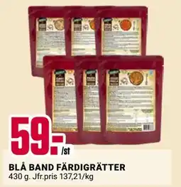 ÖoB BLÅ BAND FÄRDIGRÄTTER erbjuda