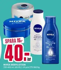 ÖoB NIVEA BODYLOTION erbjuda