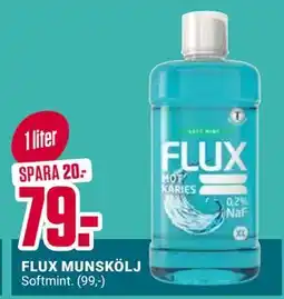 ÖoB FLUX MUNSKÖLJ Softmint erbjuda