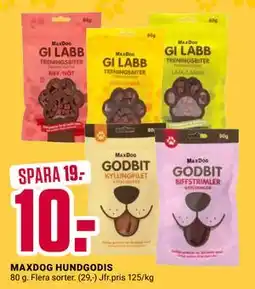 ÖoB MAXDOG HUNDGODIS erbjuda