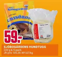 ÖoB SJÖBOGÅRDENS HUNDTUGG erbjuda