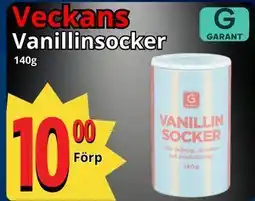 Supergrossen Vanillinsocker erbjuda
