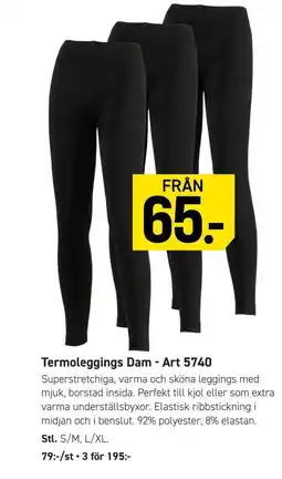 Engelsons Termoleggings Dam - Art 5740 erbjuda