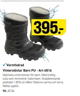 Engelsons Vinterstövlar Barn PU - Art 4816 erbjuda