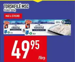 Matdax Findus Torskfilé MSC erbjuda