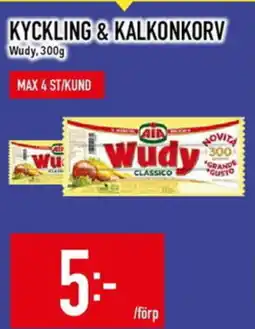 Matdax Wudy Kyckling & kalkonkorv erbjuda