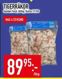 Matdax Tigerräkor erbjuda