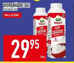 Matdax Arla Vispgrädde 36% erbjuda
