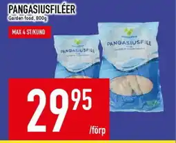 Matdax Garden food Pangasiusfiléer erbjuda