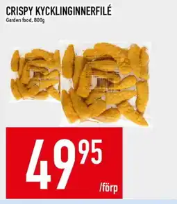 Matdax Garden food Crispy kycklinginnerfilé erbjuda