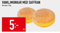 Matdax Vaniljmunkar med saffran erbjuda