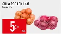 Matdax Gul & röd lök i nät erbjuda