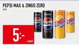Matdax Pepsi max & Zingo zero erbjuda
