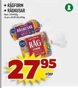 Matdax FAZER Rågform • Rågkusar erbjuda