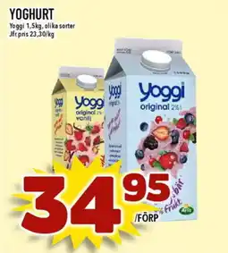 Matdax Yoggi Yoghurt erbjuda